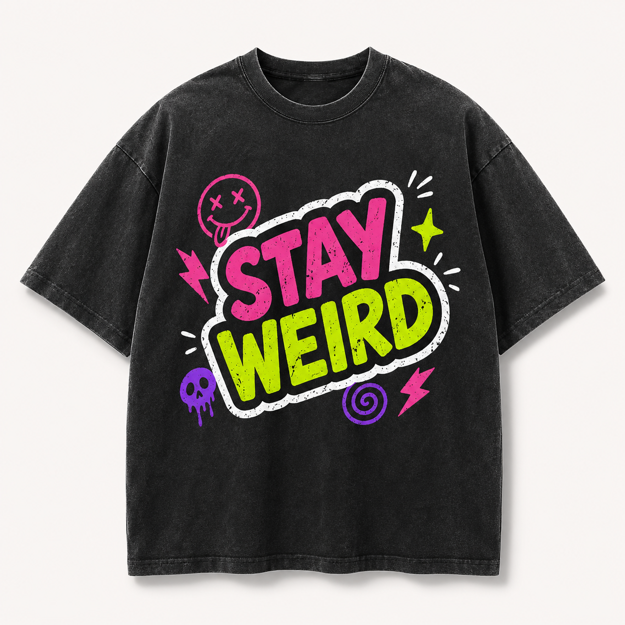 Stay Weird Oversized Tee